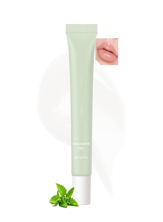 Easilydays Mint Lip Butter, Sheer Tinted, Deep Nourishing Plant-Based Vegan Chapstick, Instant Moisture, Shine and HydrationSoothing Lip Care, Lip Balm for Dry, Cracked and Chapped Lips, #2 Mint - Image 1